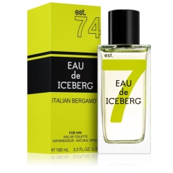 ICEBERG Eau De Iceberg ITALIAN BERGAMOT For Him 100ml woda toaletowa